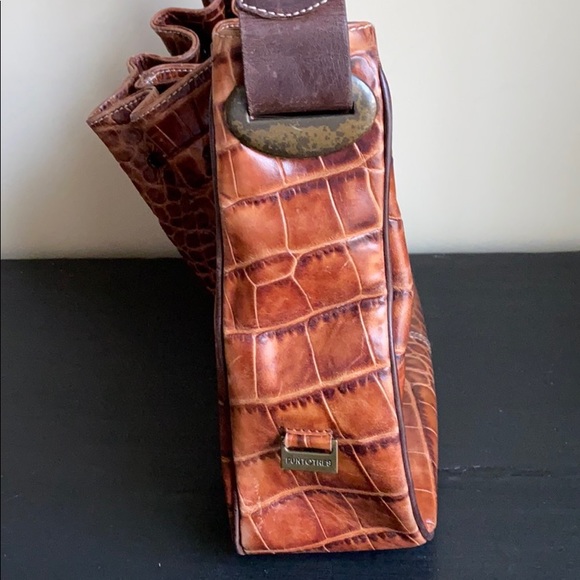Puntotres leather croc pattern purse - Picture 4 of 8
